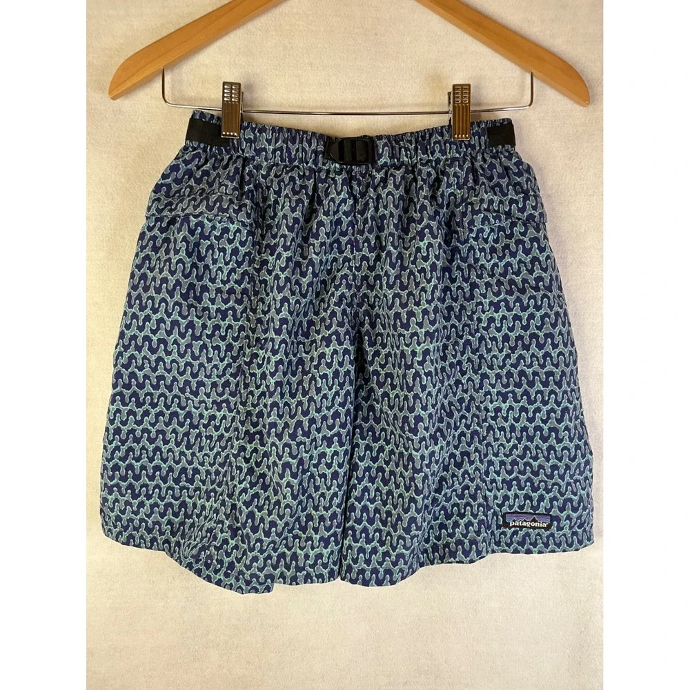 Patagonia swim trunks vintage 1998 river shorts deluge‎ blueberry Sz M